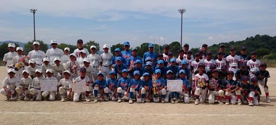 日比崎竜王少年野球クラブ創立６０周年記念大会　優勝